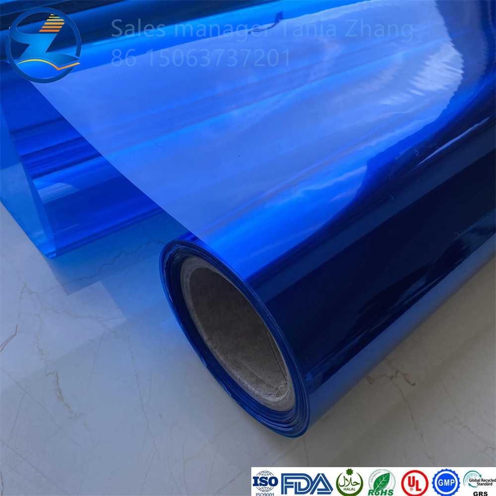 High quality yellow color PVC translucent film