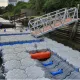 Fleksibilitas Olahraga Air Modular Plastik HDPE Floating Dock