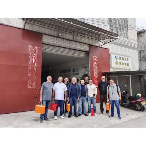 Customers visit KPO sanitary ware factory to visit the industry leading technology