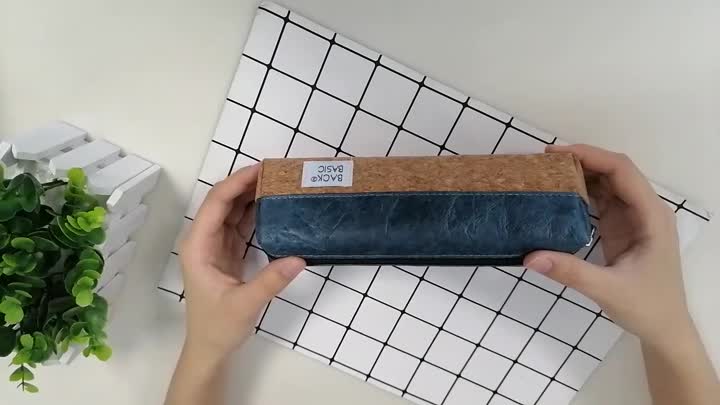 Simple solid color dupont paper pencil case