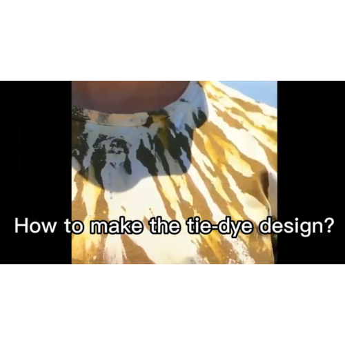 How to make tie-dye design?