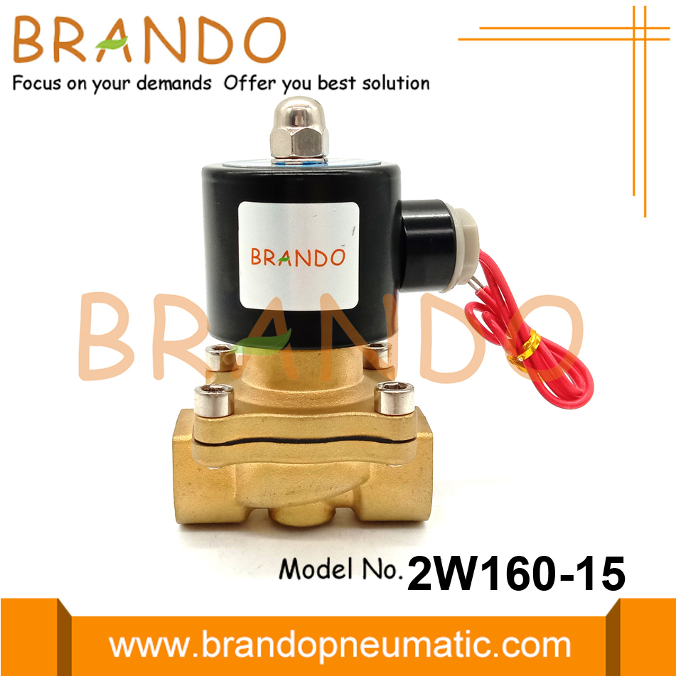 2W160-15 1/2 &#39;&#39; pirinç solenoid valf