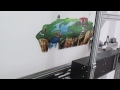 Horizontal wall printer