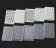 Piastre bianche, nere, trasparenti 96 pozzetti PCR