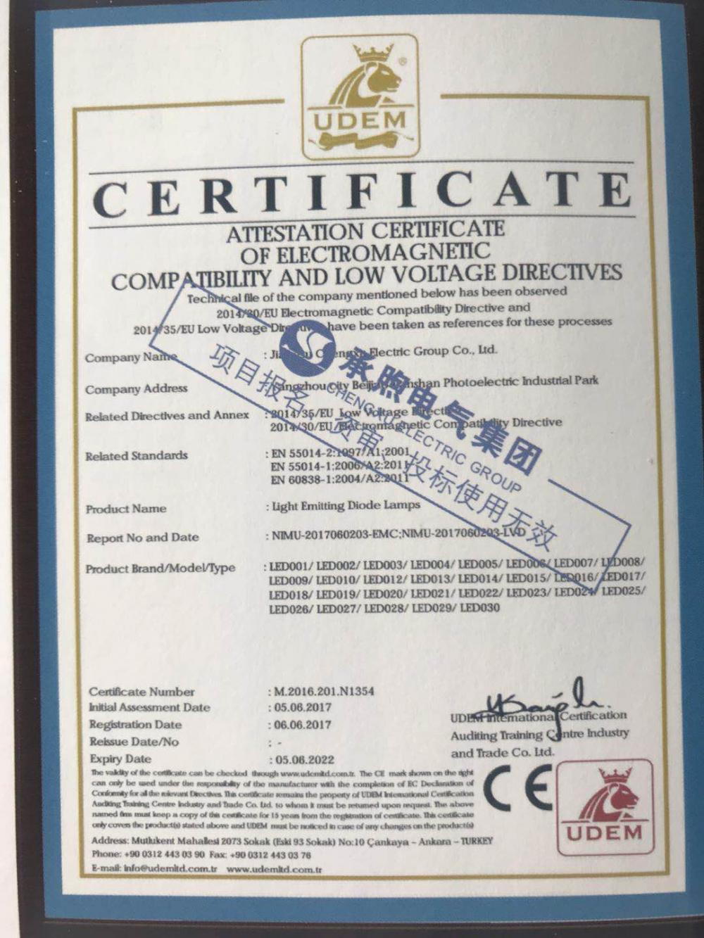 CE certification