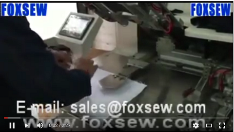 Automatic Iron Free Pocket Attaching Machine FOXSEW