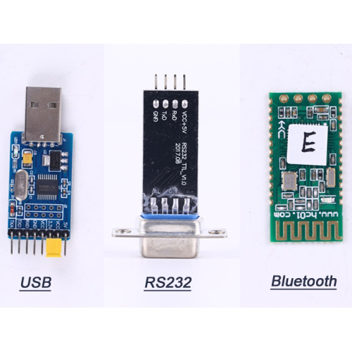 What are the data output methods of the laser range sensor?