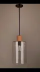 Lámpara de linterna de vidrio de 12 pulgadas soporte semifluspero