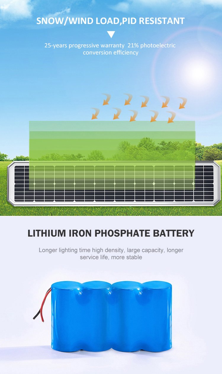 Integrated LED Solar Street Light