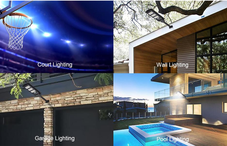 Bridgelux ABS Risparmio Energetico IP65 Impermeabile Outdoor 60W 120W 180W 240W 300W All In One Lampione Solare Integrato