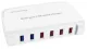 Chargeur mural portable 6 ports USB plug cube