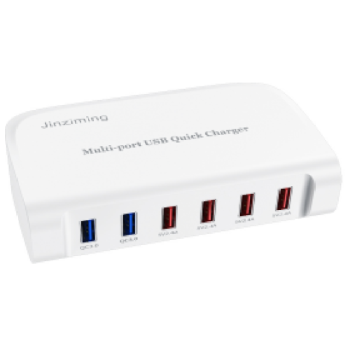  Kuasa Pengecas Pantas USB 6-Port 84w