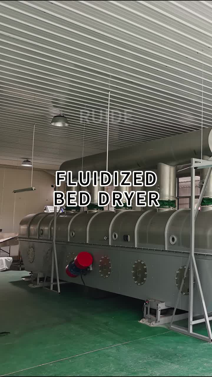 Secador de cama fluidizado de vibração