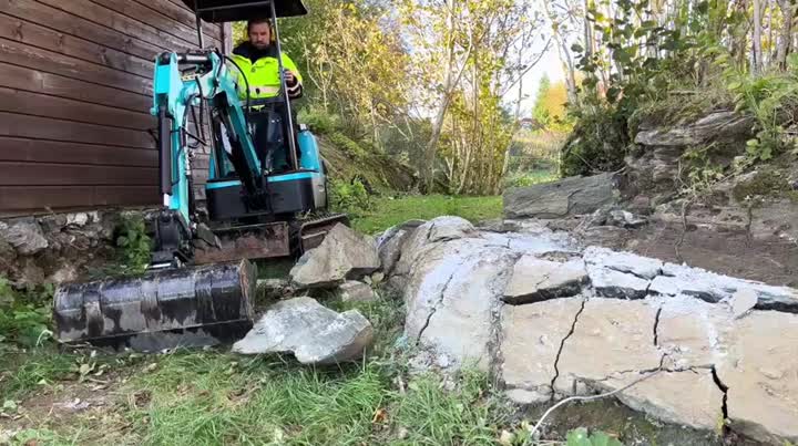 1ton mini excavador