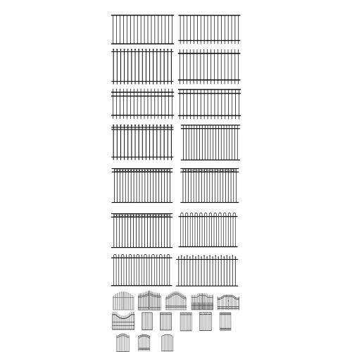 Steel fence type show