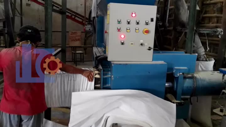 Corn bone bagging baler machine