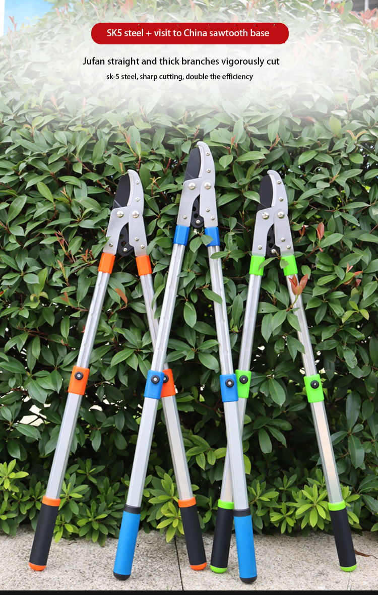 Cisailles brutes personnalisées en usine Cisailles brutes ciseaux de jardin en bois