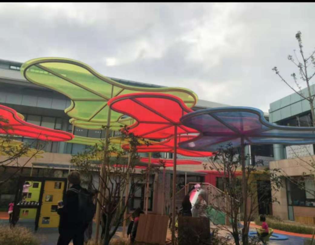 彩色PC板冠层 Colored PC board canopy