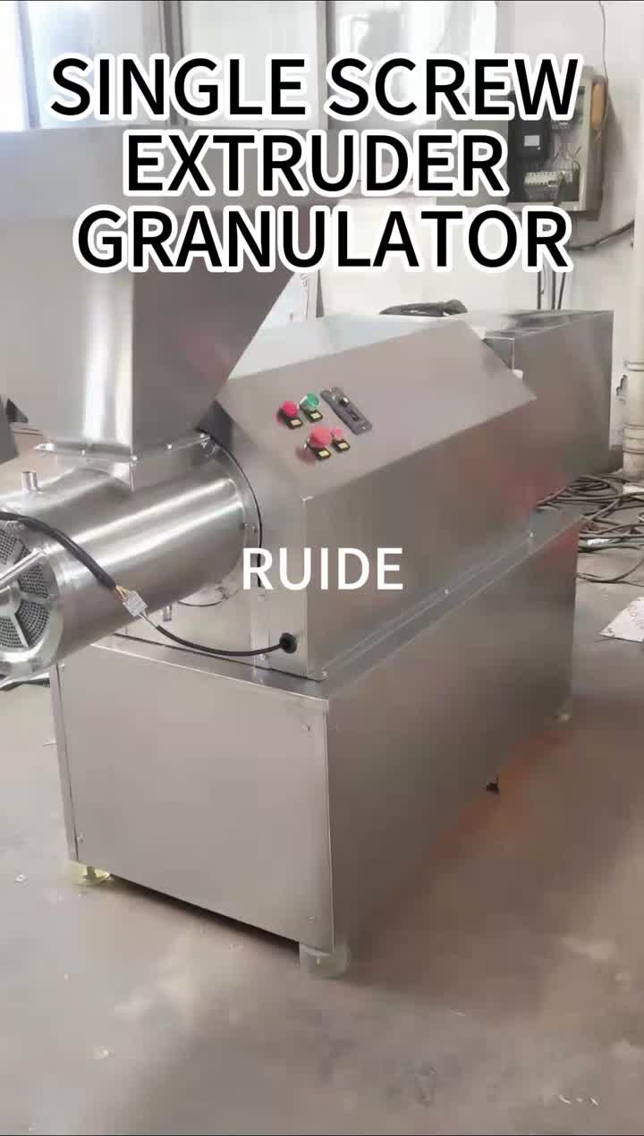 Screw extrusion granulator4