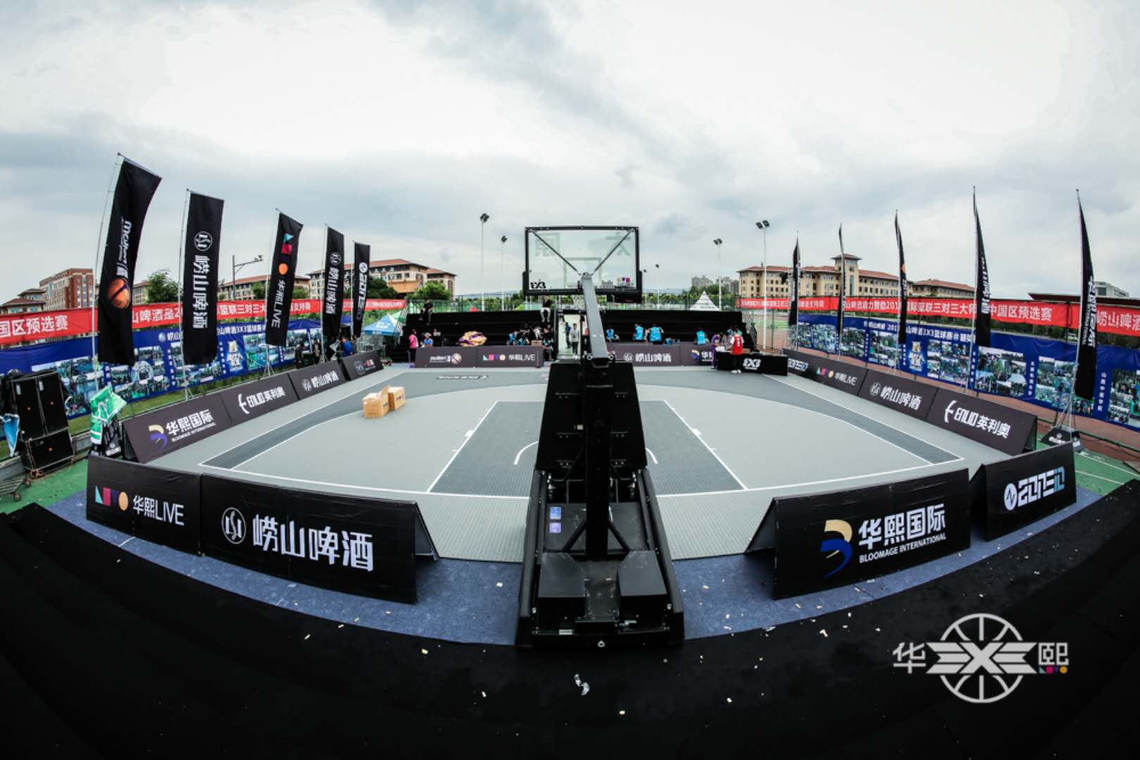 FIBA 3x3 Basketball court mat 