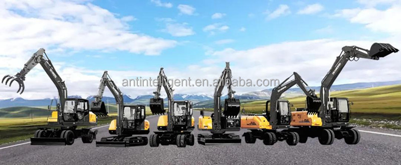 Excavator old Cheap China hydraulic 1ton mini excavator with rubber track