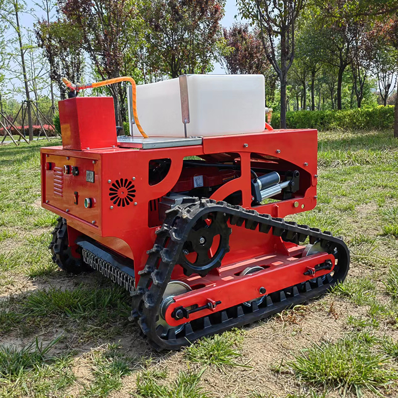 Mini Crawler Type Remote Control Robot Gasoline Engine Lawn Mower