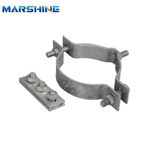 Galvanized Power Fittings Pole Clamp