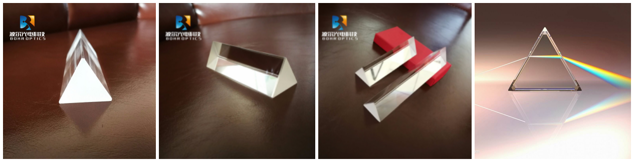 10cm * 3cm Glass Triangular Reflecting Prism Lens for Optical Triangular Prisms