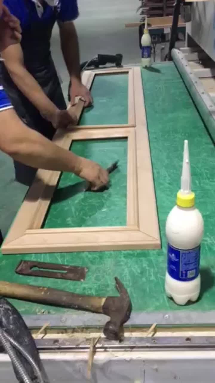 wooden door assembly