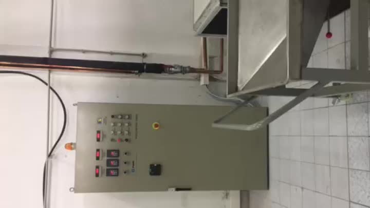 powder coating machine installation