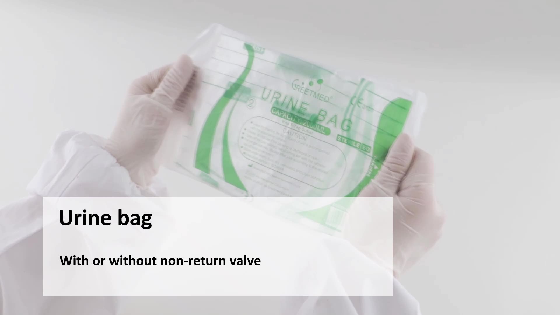 Murah 350ml 500ml 600ml 750ml 1000ml Disposable Medical Dispoz-a-Bag Urine Collection Bag Urine Leg Bag for Leg1