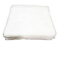 Punti in mesh sandwich poliestere in rilievo bianco in tessuto imbottitura mini pad1