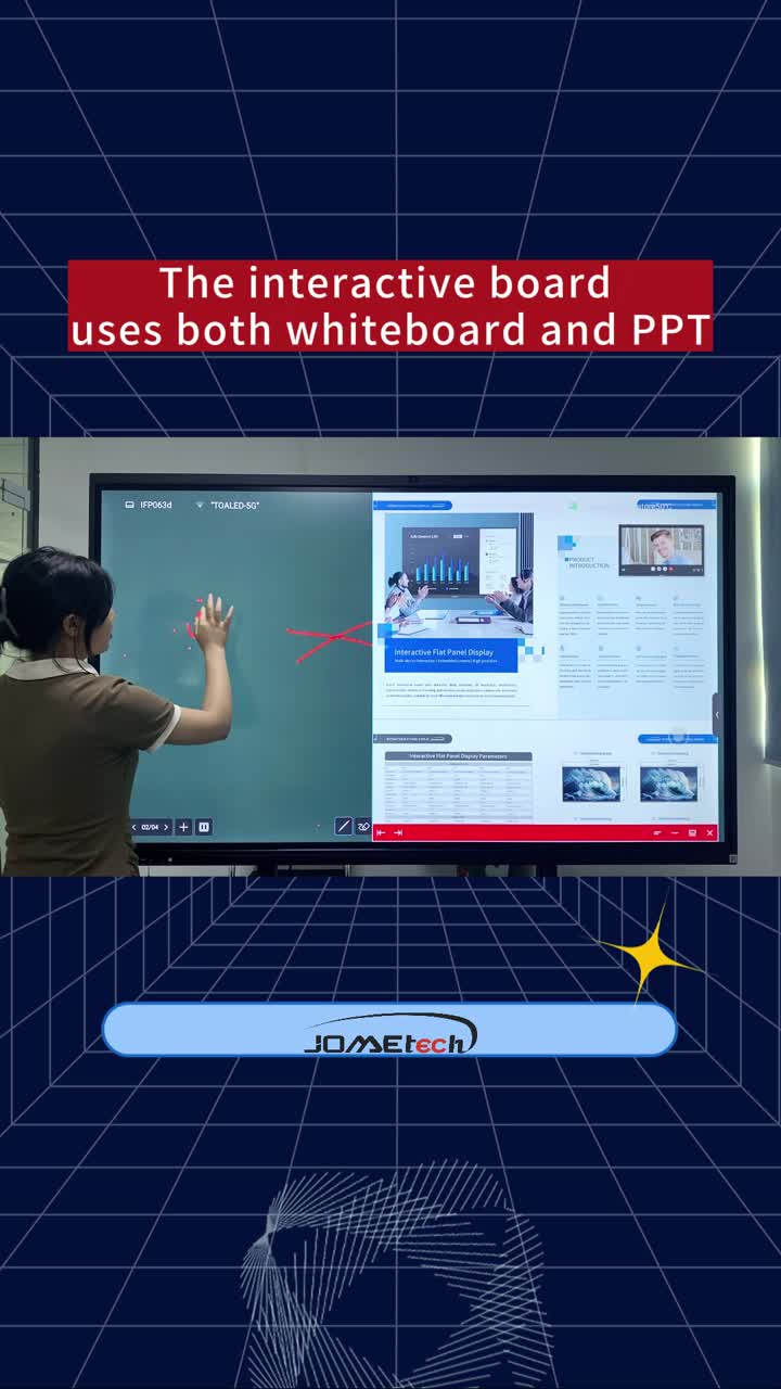 Interaktive Board Split Screen -Verwendung