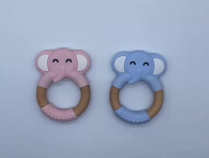 Video Silicone Wooden Baby Teether.mp4