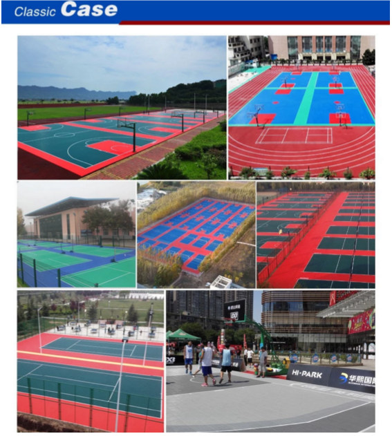 Outdoor Basketball Court tiles