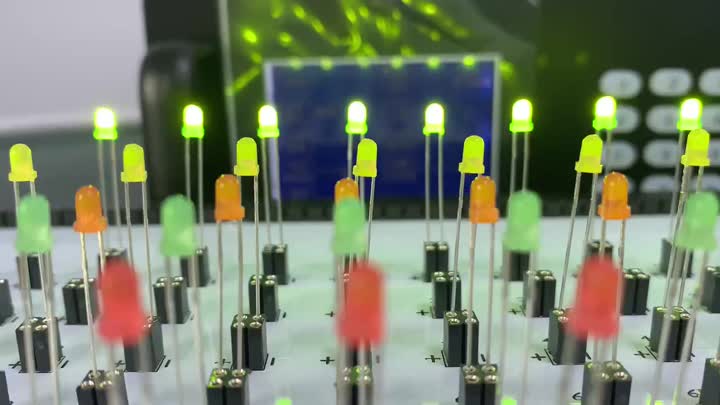 3 mm LED izkliedēts LED