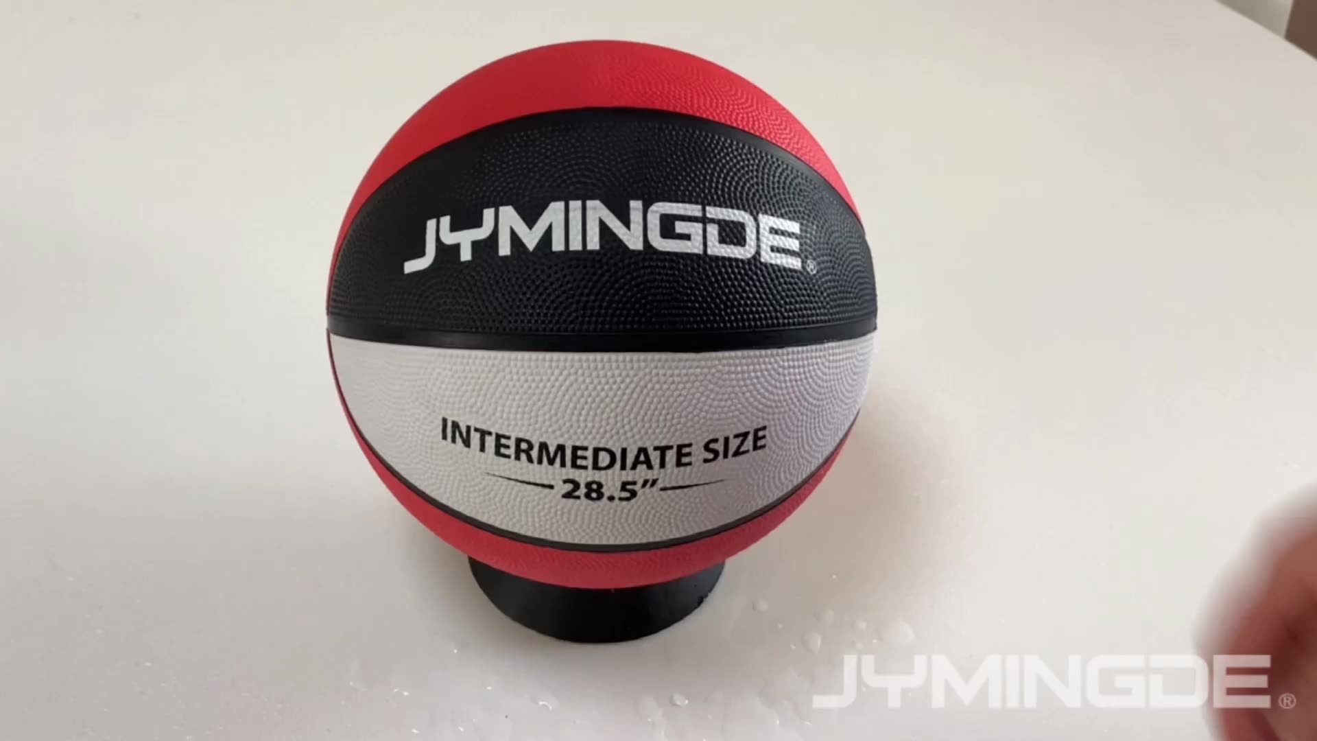 Custom logo indoor outdoor rubber basketball ball size 51