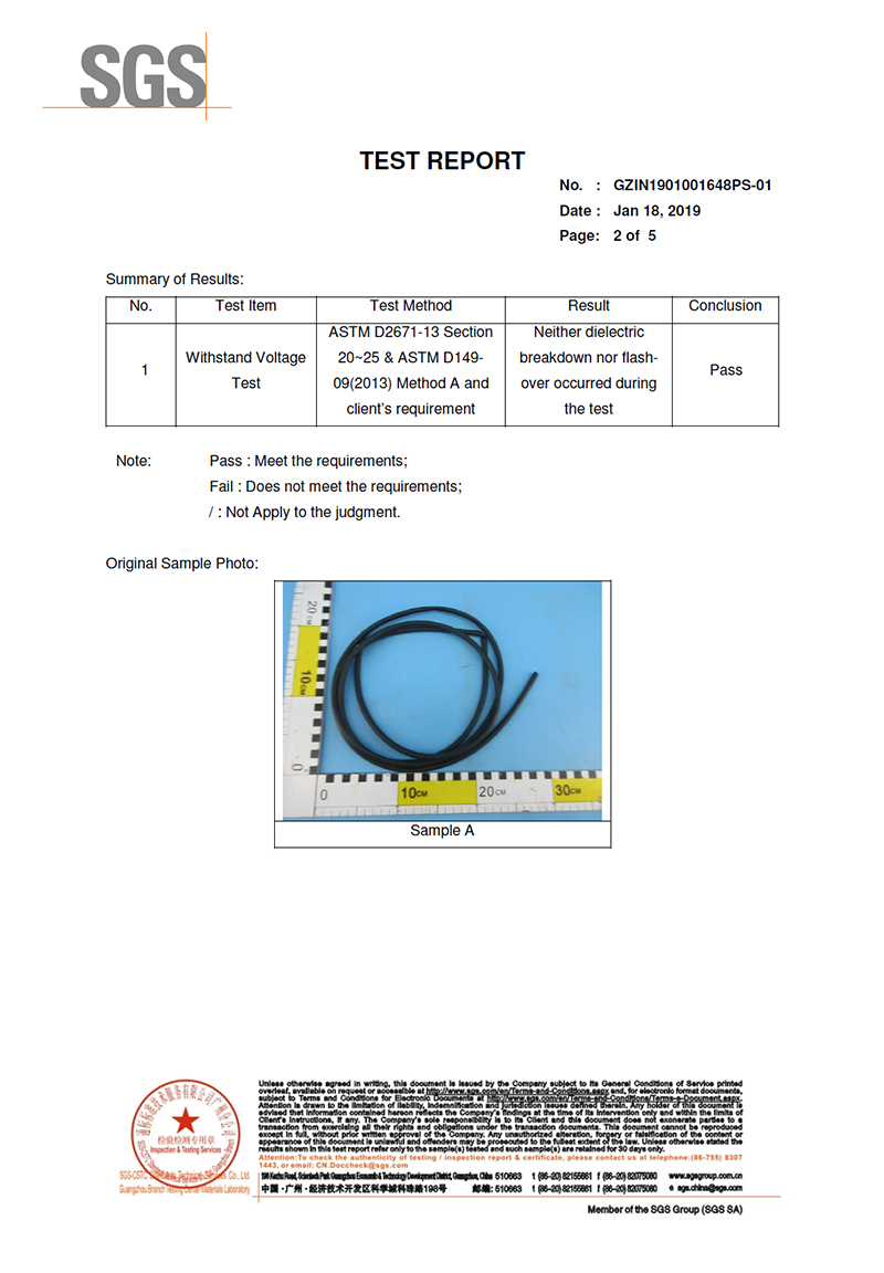 Silicone Heat Shrinkable Tube