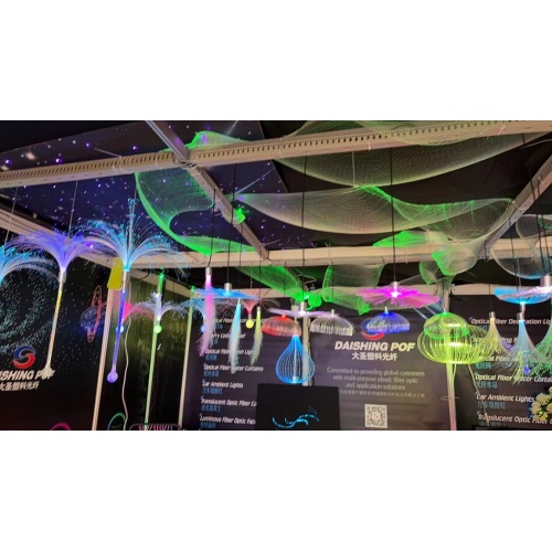 Produits d'éclairage à fibre optique à Hong Kong International Lighitng Fair