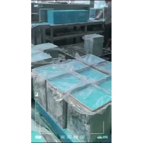 Assembly line, packaging alcohol blocks2