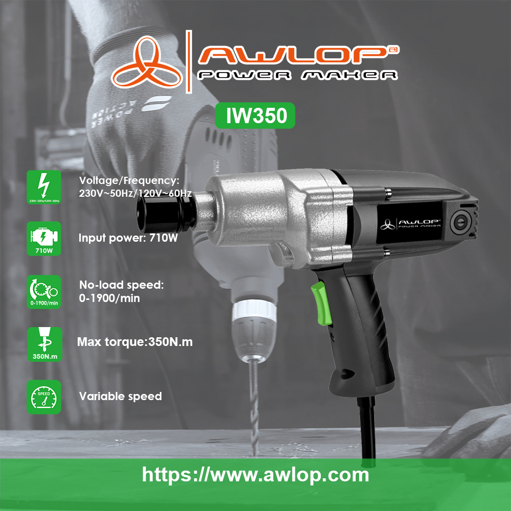 IW350 AWLOP ELECTRIC IMPACT WRENCH IW350 710W