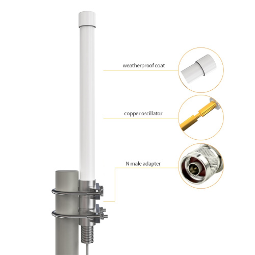 Antena de fibra de vidrio de 868MHz 5.8dbi