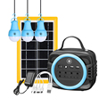 DP Solar Light Kit Emergency Mobile Charging Mini Portable Solar Generators Station Solar Lighting Kit With 3 Lights1