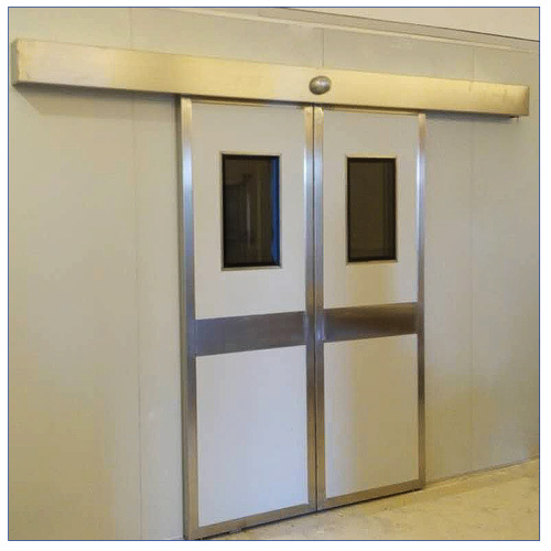 Recommended installation steps for medical sliding door?