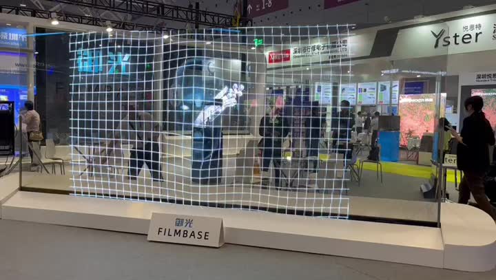 LED transparent display---3D face