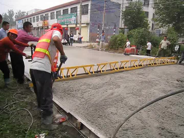 Vidéo de travail de la chape