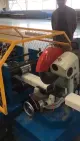 Runde fliegende Säge schneidende Downspout -Rollformmaschine