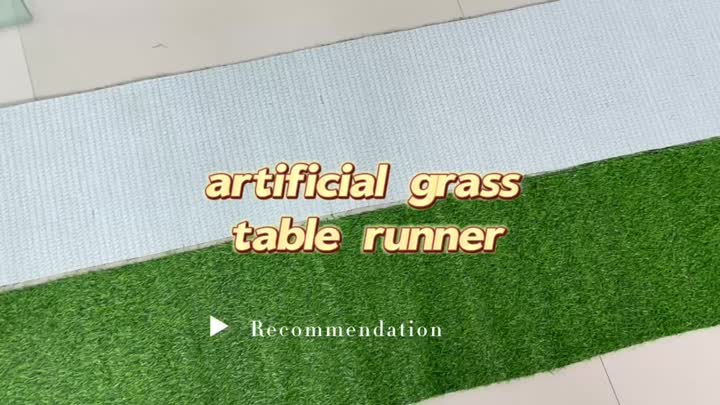 artificial grass table runner