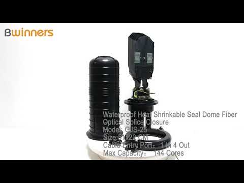 GJS-25 Waterproof Heat Shrinkable Seal Dome Fiber Optical Splice Closure