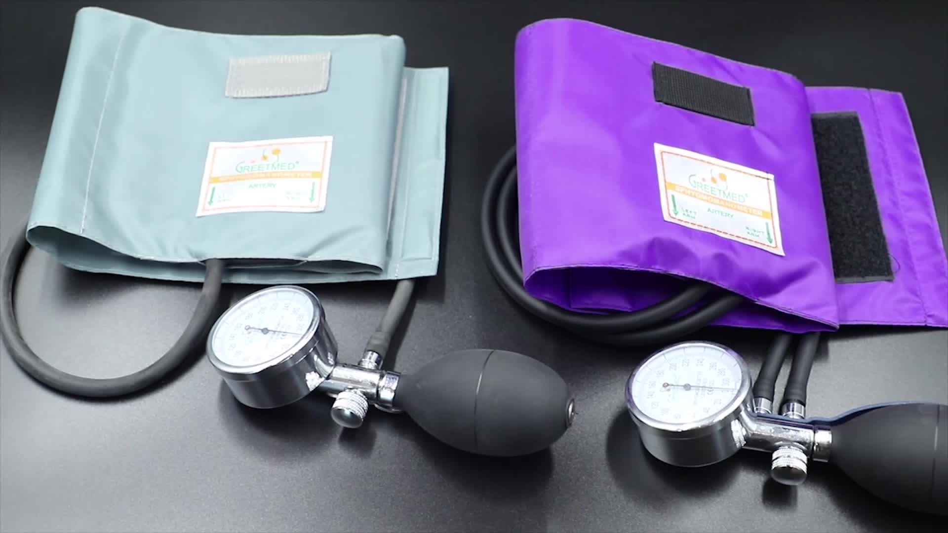 Portabel manual terbaik mesin bp aneroid sphygmomanometer untuk rumah sakit rumah penggunaan1